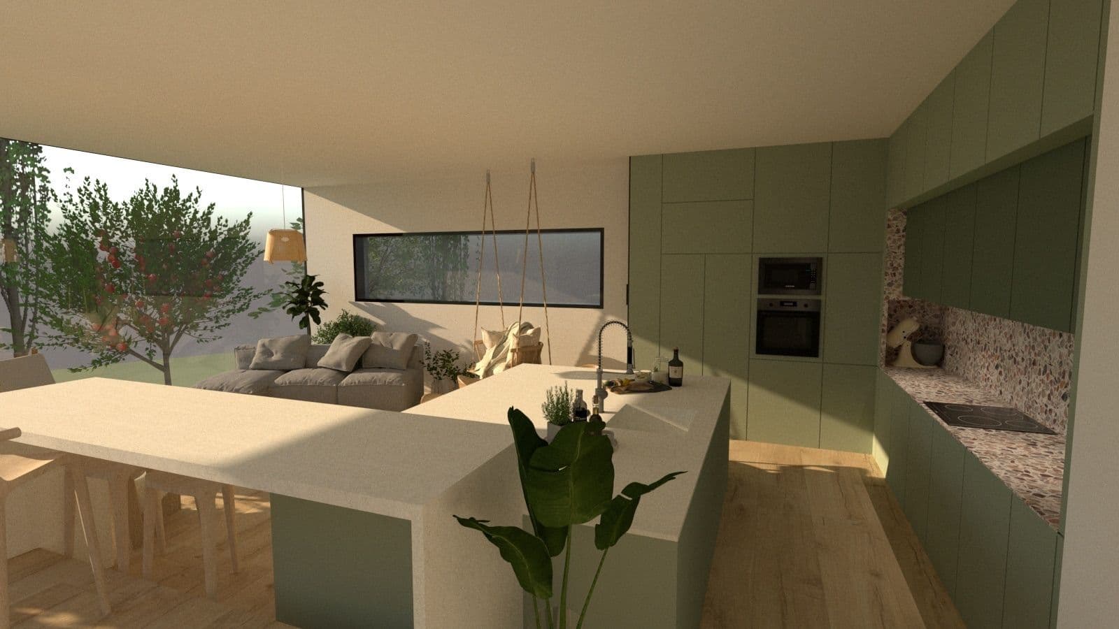 la maison sur la colline